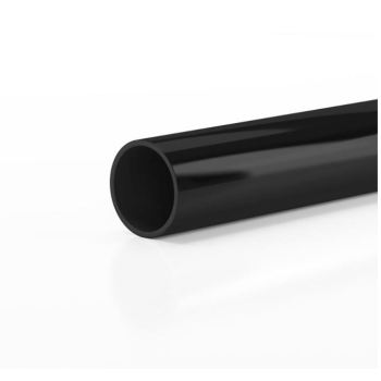 Drążek meblowy okrągły Ø25 czarny mat P2, MN-201 1,5m gr.ścianki 1,0mm, ATM
